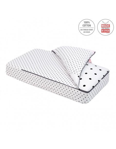 Saco de Cuna I/v Be Dots Rosa 60x120 Cm