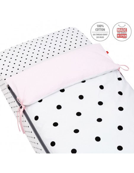Saco de Cuna I/v Be Dots Rosa 60x120 Cm