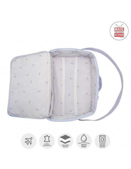 Maleta Clinica Mate Celeste 12x47x36 Cm