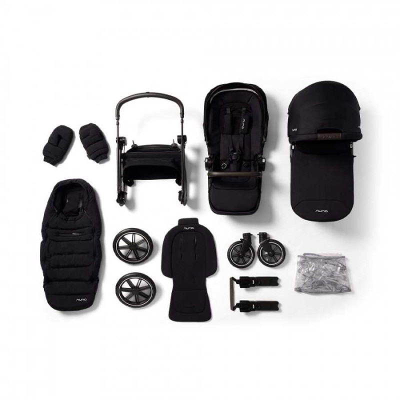 Cochecito Dúo Nuna Triv LX All-Season Set Caviar