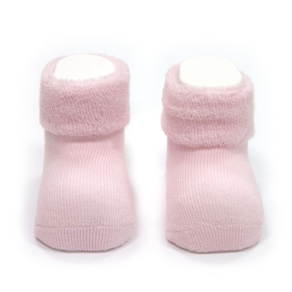 Calcetines para Bebe Liso Rosa