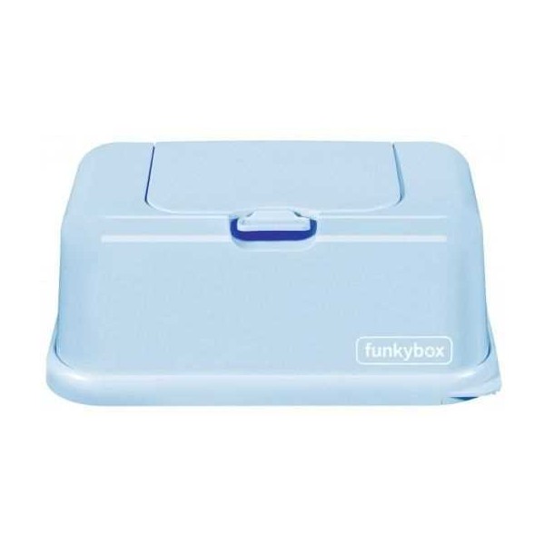 Portatoallitas Tallytate Funkybox grande azul pastel