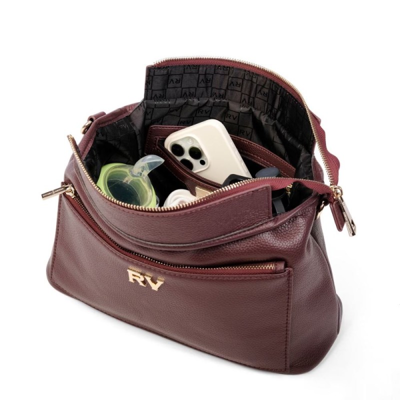 Bolso Shom Rv Mini Burdeos Shom