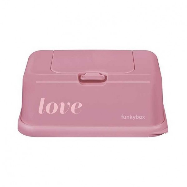 Portatoallitas Tallytate Funkybox grande vintage rosa love