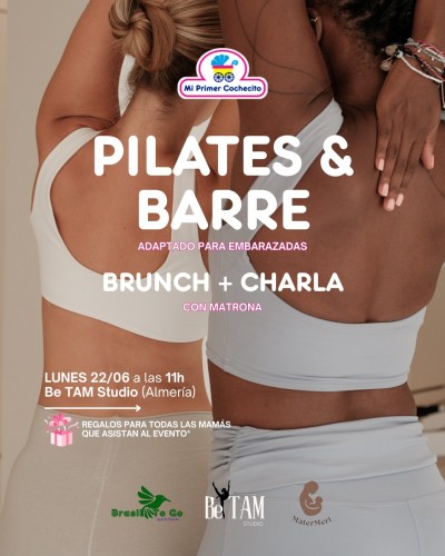 Inscripción - Pilates + Barre, Brunch y Charla con Matrona - Almería