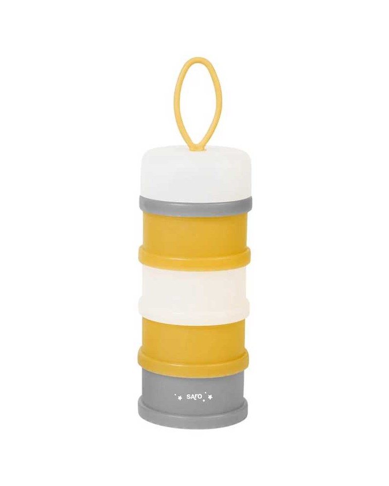 Contenedor de Leche En Polvo Mostaza Saro
