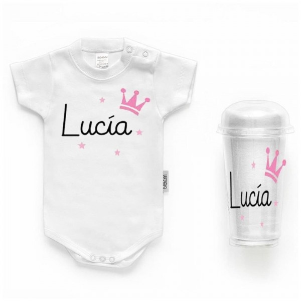 Body personalizado con tu frase favorita en talla 0-3 meses