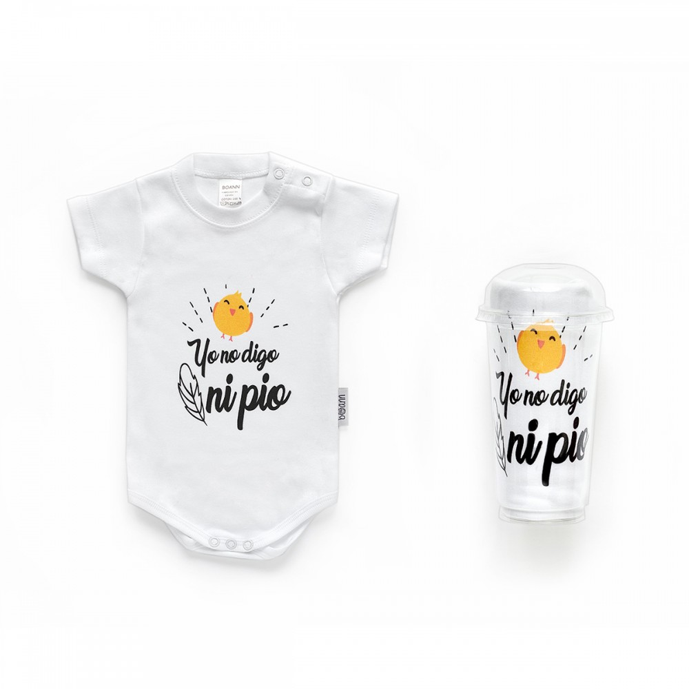 Body personalizado con tu frase favorita en talla 0-3 meses