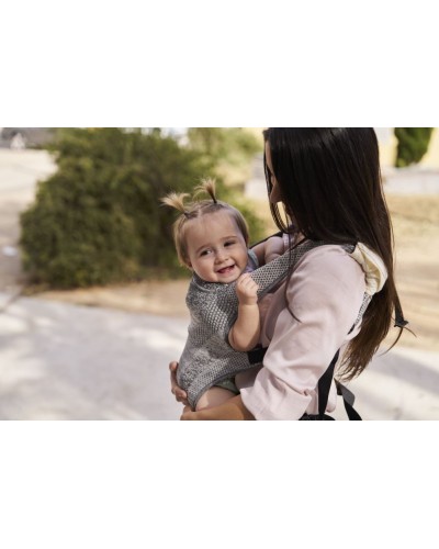 Mochila portabebé MS Kanguro Gris