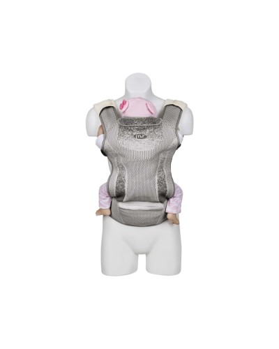 Mochila portabebé MS Kanguro Gris