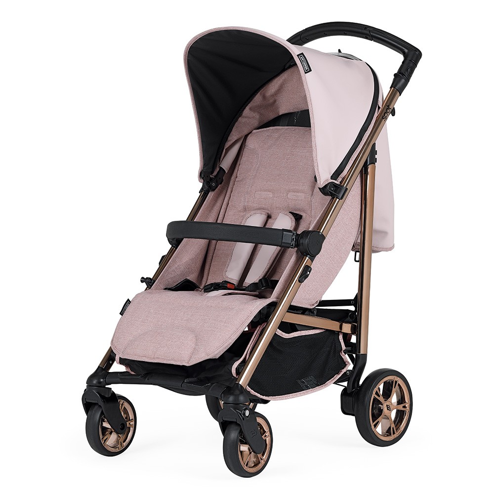 Silla de paseo Bébécar Spot Compact Fume Rosa-negro A919