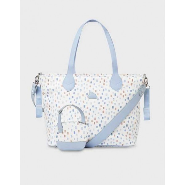 Bolso Panera Mayoral Estampado Old Blue