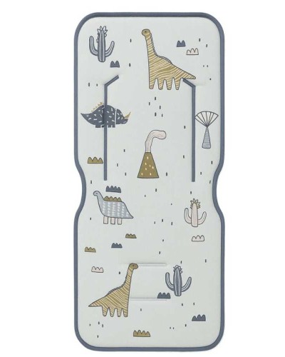 Colchoneta Recta 706 Dinosaurius C37 03 Azul Bimbi