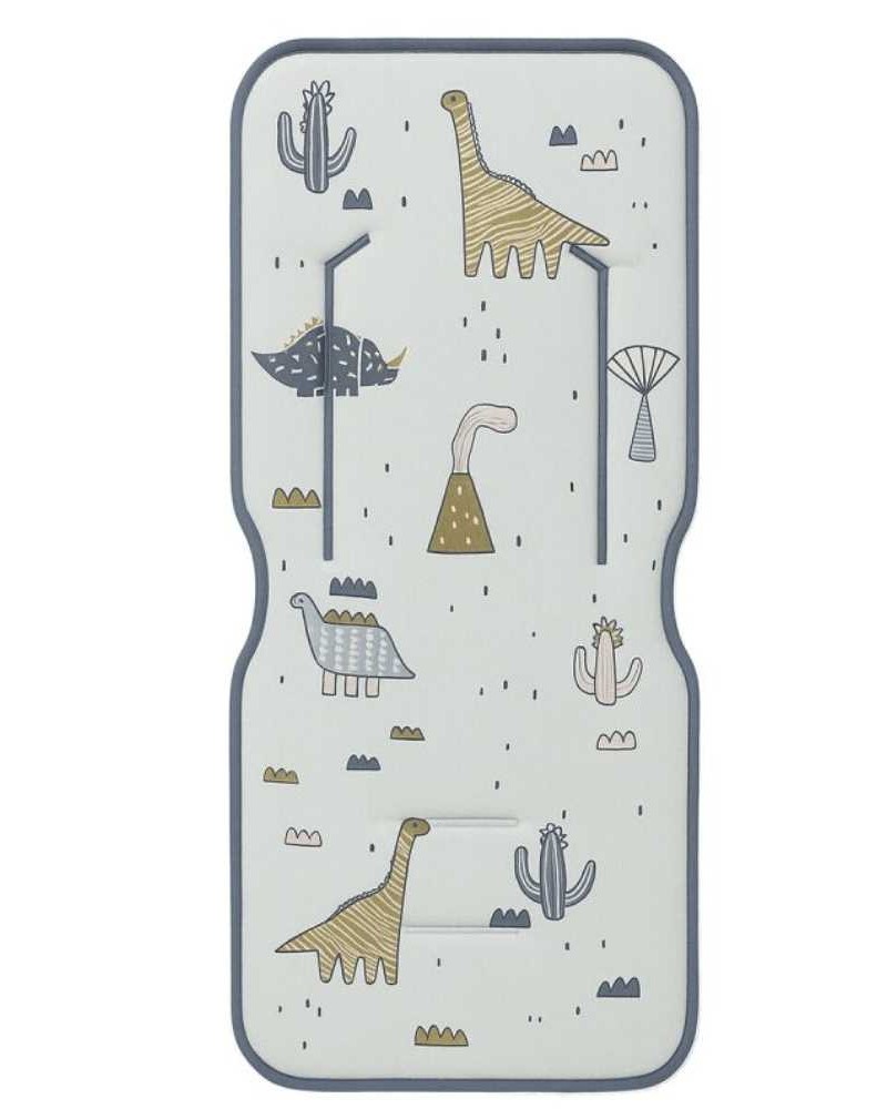 Colchoneta Recta 706 Dinosaurius C37 03 Azul Bimbi