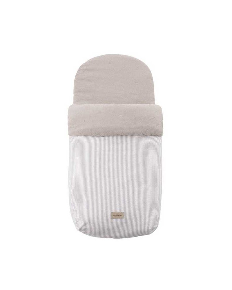 Saco Capazo + Colchoneta Candela Crudo 35 Cambrass