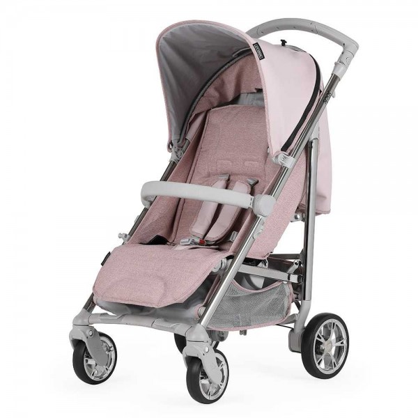 Silla de paseo Bébécar Spot Compact Cromada A919 Rosa