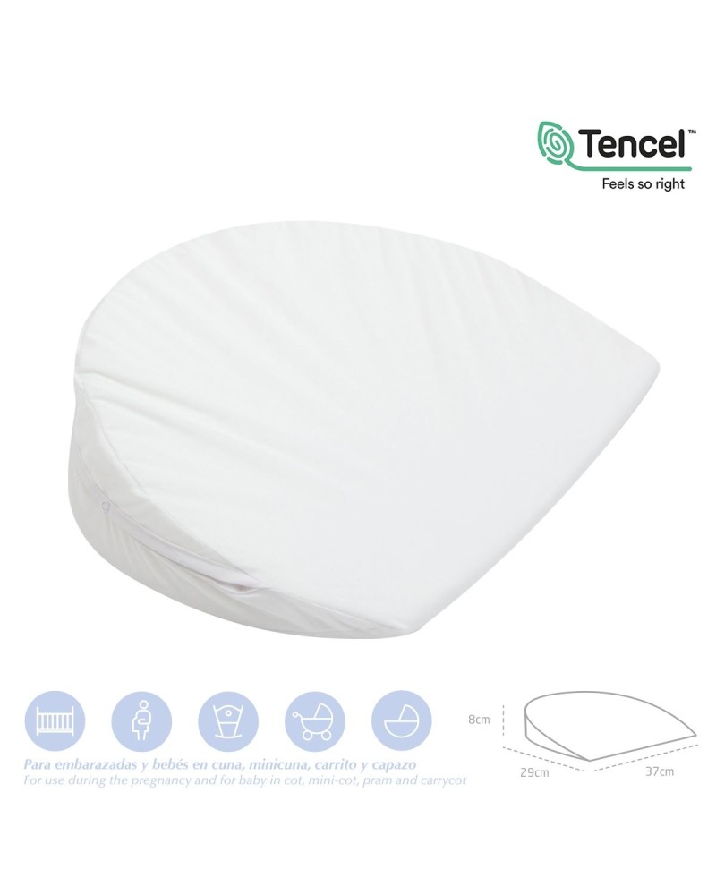 Almohada Confort Cambrass blanco liso
