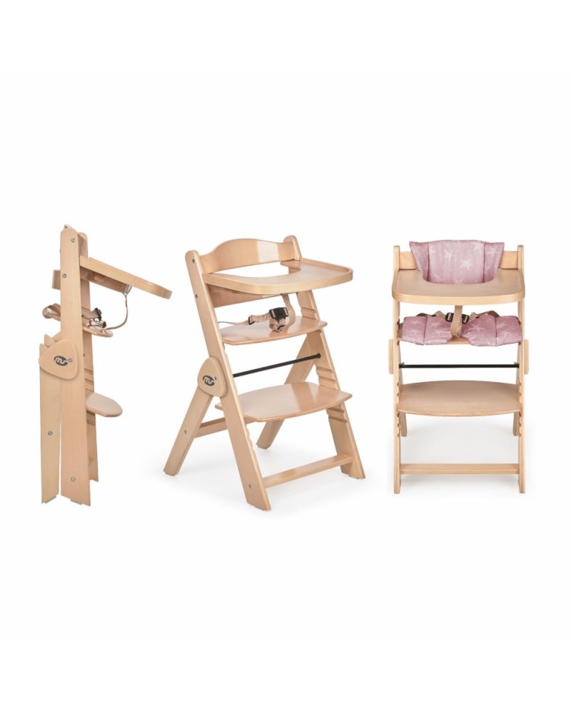 Trona Full Plus Plegable Natura Msl Cojín Rosa