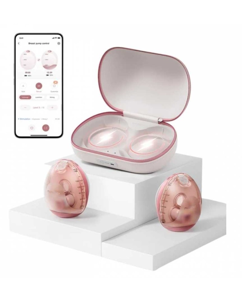 Sacaleches Doble Portatil Air1 Unico Grana Momcozy