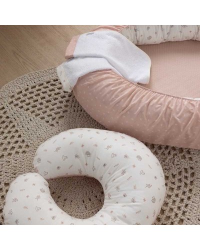 Cojin de Lactancia Cambrass 53x45x10 Cm Calma Rosa