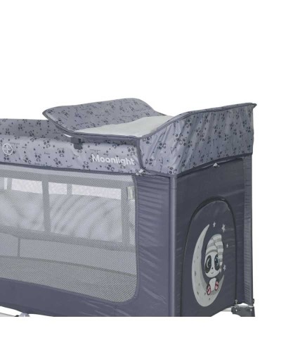 Cuna Viaje 2 Alturas Lorelli Moonlight Grey Dream Lorelli
