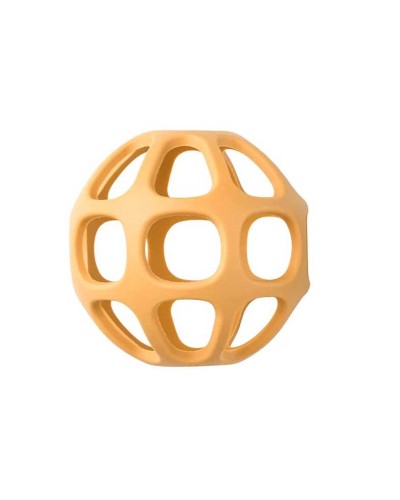 Pelota Sensorial de Silicona Saro Mustard