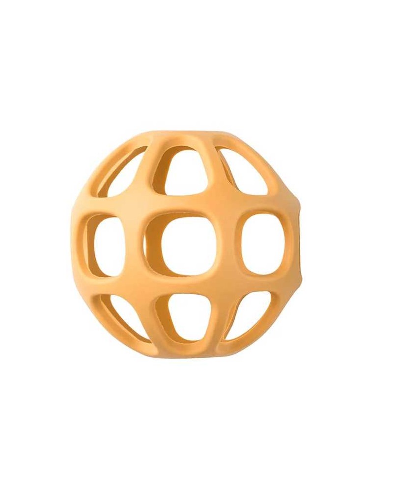 Pelota Sensorial de Silicona Saro Mustard