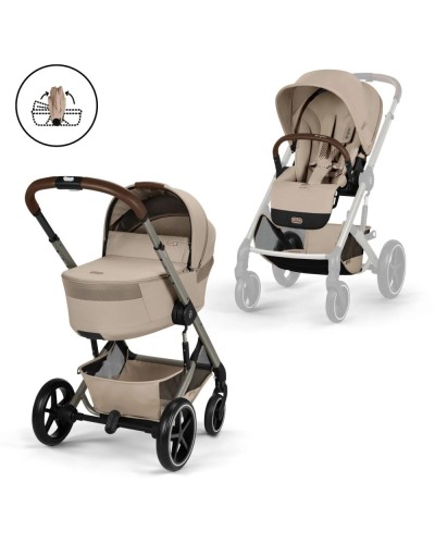 Cochecito Dúo Cybex Balios S Lux con Capazo plegable