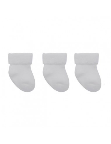 Juego 3 Calcetines Cambrass Liso Blanco