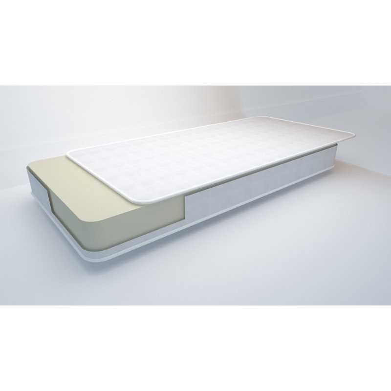 Colchón para cuna La Cigüeña espuma liso 57x117x10 cm