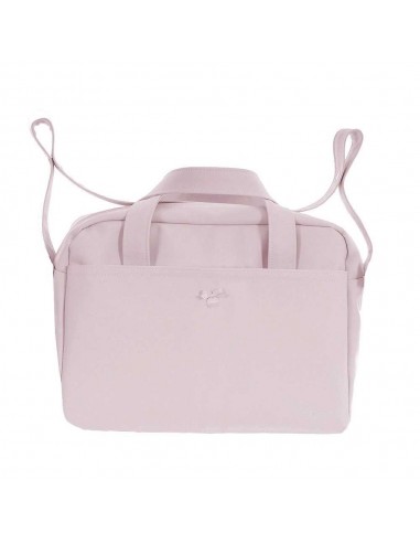 Bolso Maternal Uzturre Polipiel Empolvado Rosa