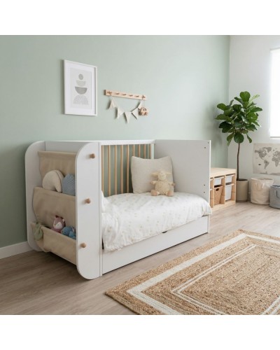 Cuna Micuna Salonica 120x60 cm Blanco Madera