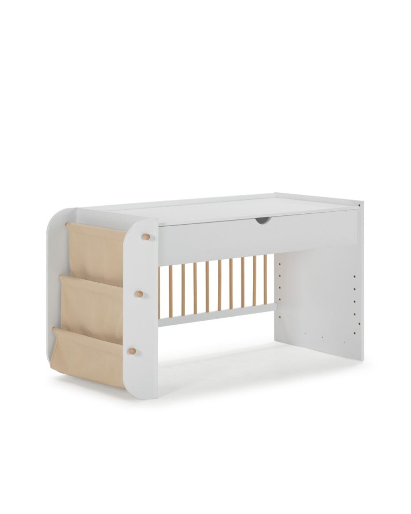 Cuna Micuna Salonica 120x60 cm Blanco Madera