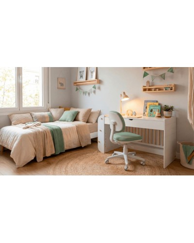 Cuna Micuna Salonica 120x60 cm Blanco Madera