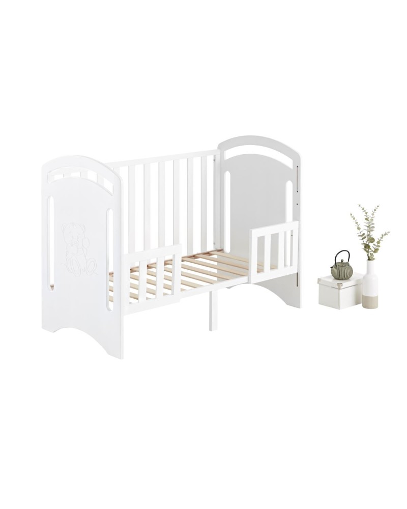 Kit Barrera Cuna a Cama Mandarina Blanco