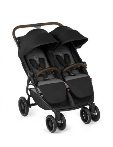 Silla de paseo gemelar Jané Twinlink Cold Black