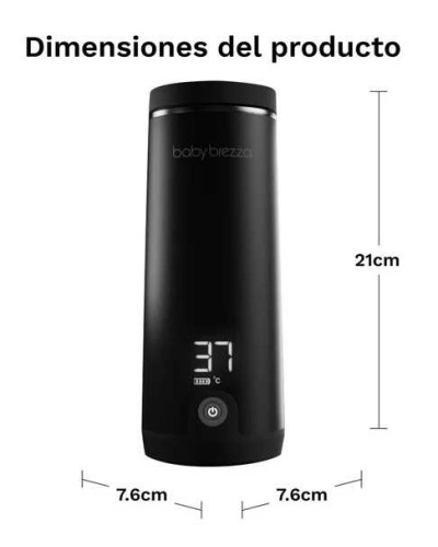 Calientabiberones Portátil Babybrezza Super Rápido