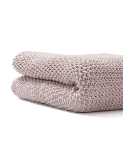 Manta de Tricot de Algodón Bonjourbebe Rosa