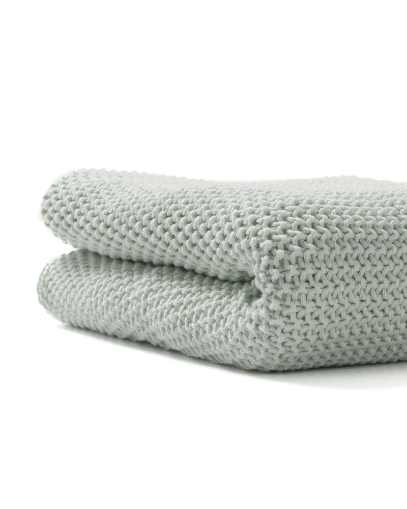 Manta de Tricot de Algodón Bonjourbebe Menta
