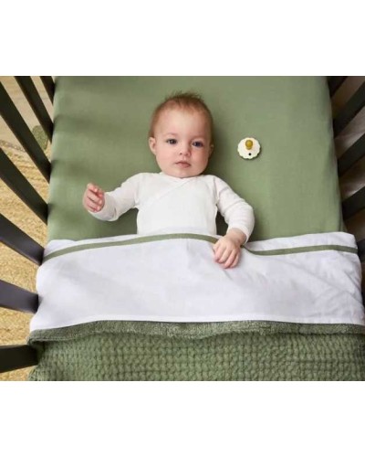 Manta Minicuna Meyco Moufflon Tog 2 75x100 cm Olive Green