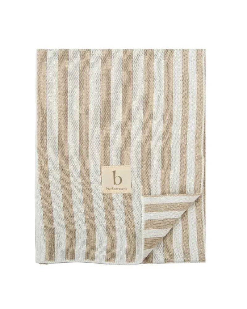 Toquilla Tricot Bimbi Bambu Stripes Bas 75x90