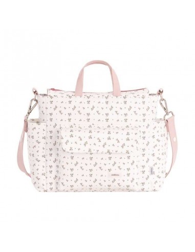 Bolso Maternal Cambrass Aura Beige flores