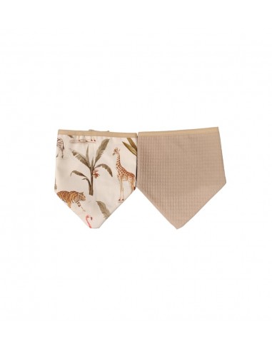 Pack2 Bandanas D'Peques Selva Beige