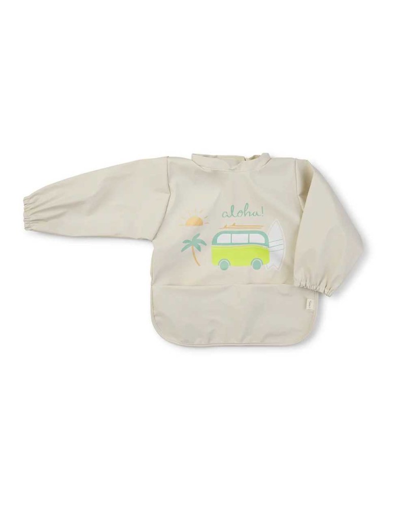 Babero Impermeable con Mangas Saro Aloha