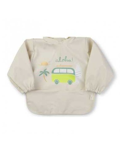 Babero Impermeable con Mangas Saro Aloha