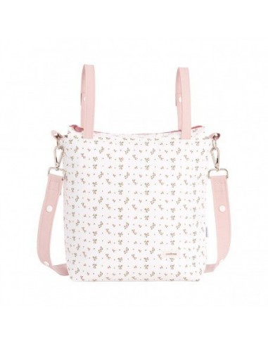 Bolso Talega Cambrass Aura Beige/flores 12x40x35 Cm