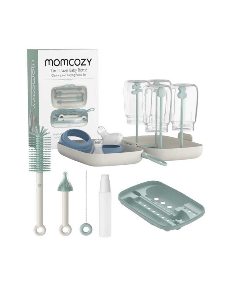 Set 7 Cepillos Limpieza Biberones Momcozy