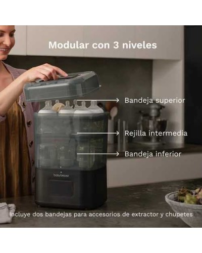 Esterilizador y Secador Baby Brezza SuperFast Negro