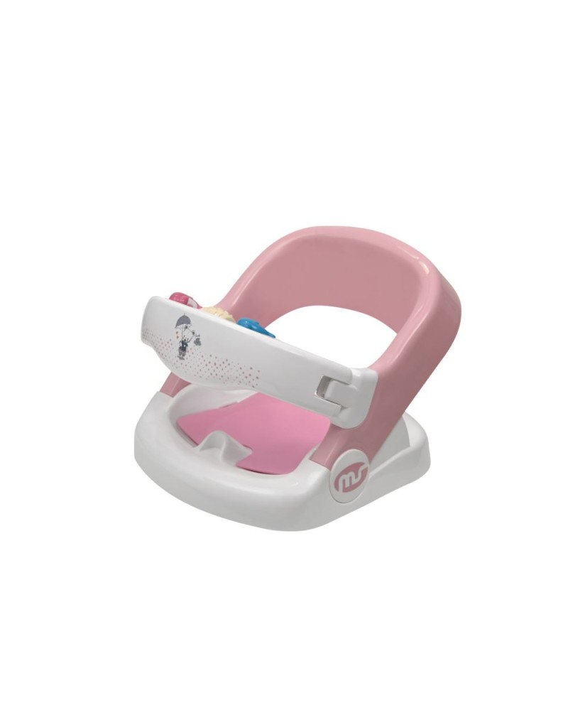 Asiento de Baño MS con Apertura Frontal Rosa