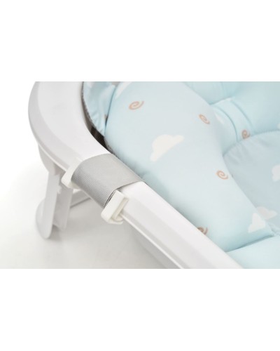 Cojín Bañera MS Ergonómico Antideslizante Azul